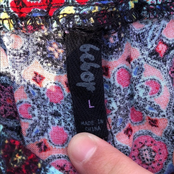 Bright Patterned Soft Shorts - Picture 2 of 4